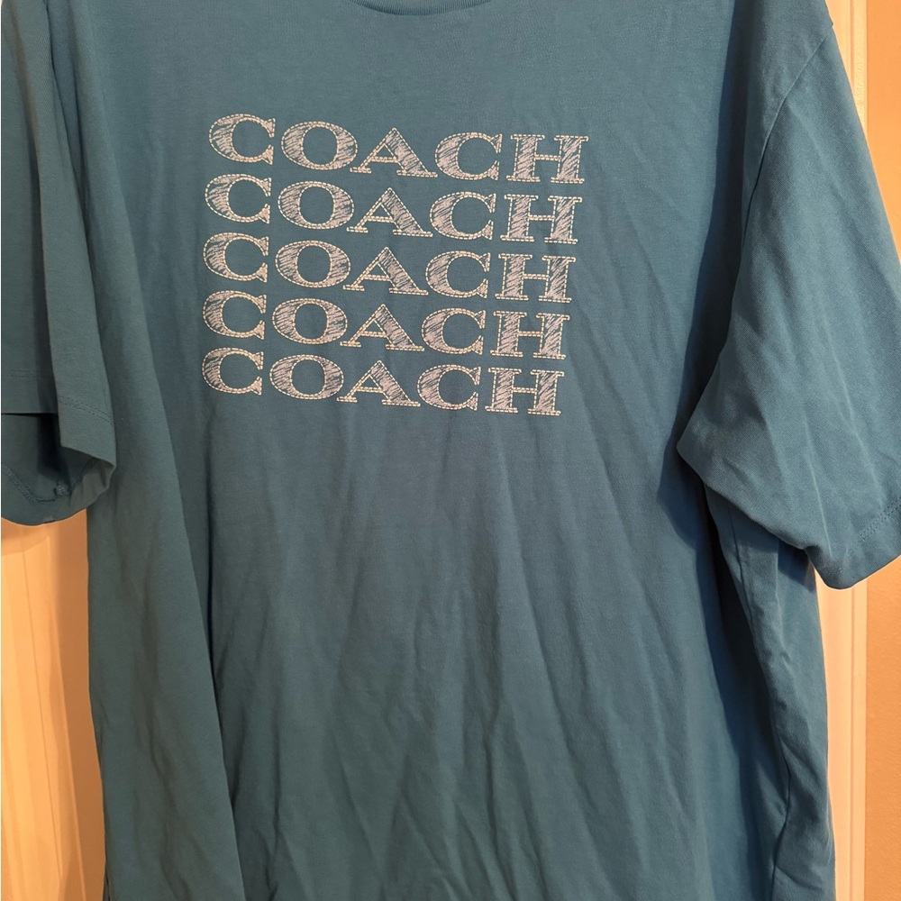 Coach Blue Short Sleeve Tee